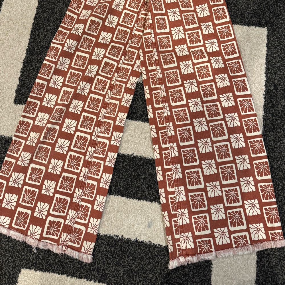 Billabong brown and cream wide leg jeans - Picture 3 of 3